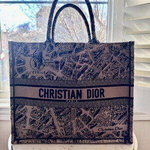 Dior Book Tote - Large - Paris Print